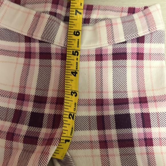 Gently worn Janie & Jack Girls 2T plaid legging - Picture 4 of 7